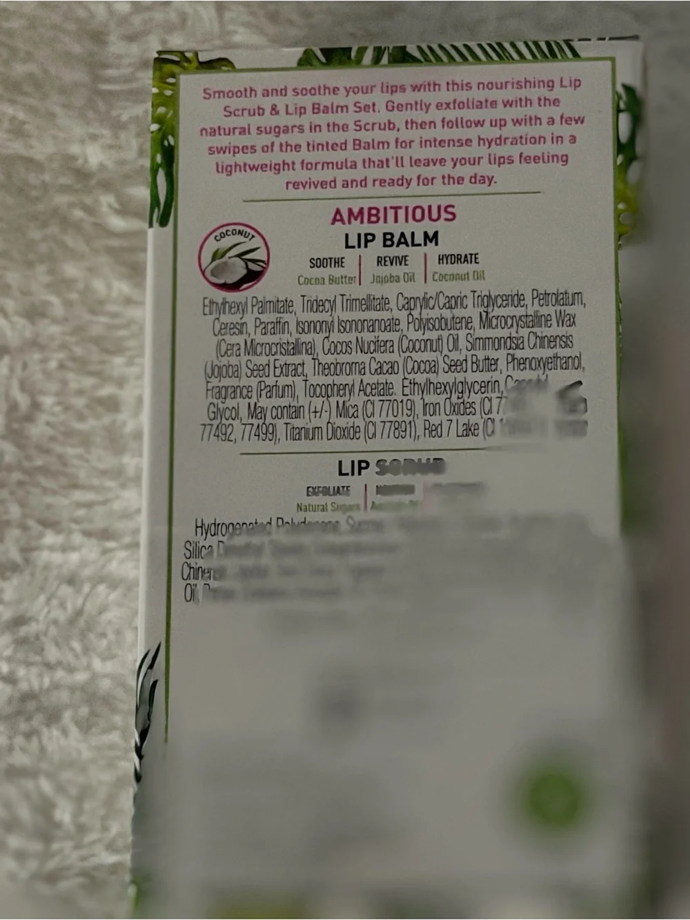 Vogue Lip Balm & Lip Scrub Set - Berry Red
